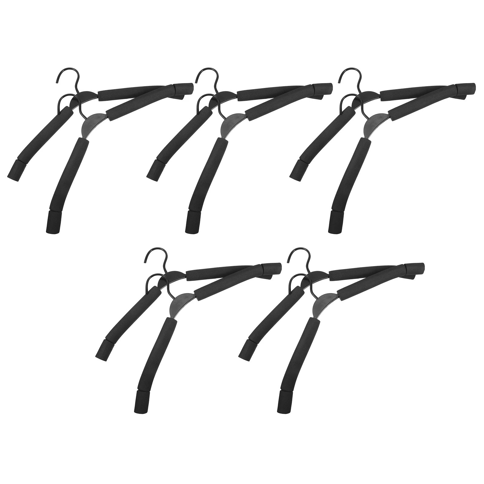 10pcs Black High Density Sponge Hangers Space Saving Clothes Rack for Home Wardrobe Jeans Pants Storage Organization
10pcs Black High Density Sponge Hangers Space Saving Clothes Rack for Home Wardrobe Jeans Pants Storage Organization