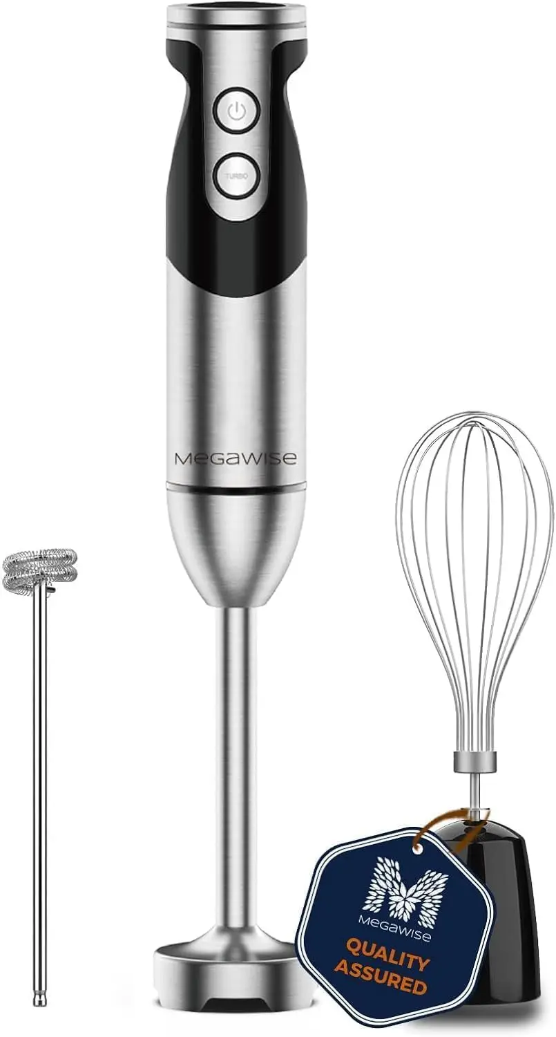 Blender Handheld 12-Speed Stainless Steel Electric Hand Blender, 3 In 1 Immersion Handheld Blender,With Sturdy Titanium Plated
Blender Handheld 12-Speed Stainless Steel Electric Hand Blender, 3 In 1 Immersion Handheld Blender,With Sturdy Titanium Plated