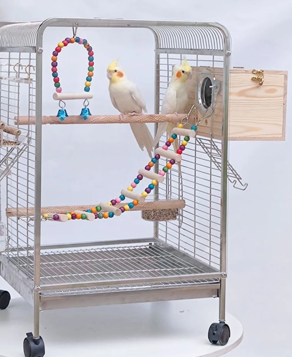 Клетка для птиц Nimiwei, большая клетка из нержавеющей стали 304, клетка Xuanfeng, роскошная клетка для попугая Myna для ванны
Клетка для птиц Nimiwei, большая клетка из нержавеющей стали 304, клетка Xuanfeng, роскошная клетка для попугая Myna для ванны