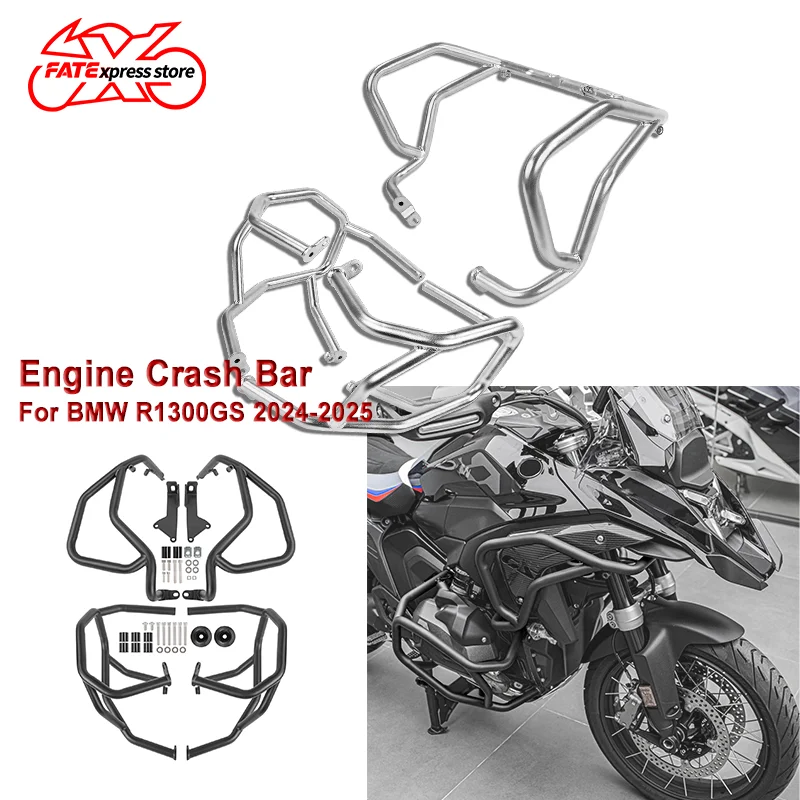 For BMW R1300GS R1300 GS Engine Crash Bar Guard Highway Bumper Stung Cage Frame Protection Motorcycle Accessories 2024 2025
For BMW R1300GS R1300 GS Engine Crash Bar Guard Highway Bumper Stung Cage Frame Protection Motorcycle Accessories 2024 2025