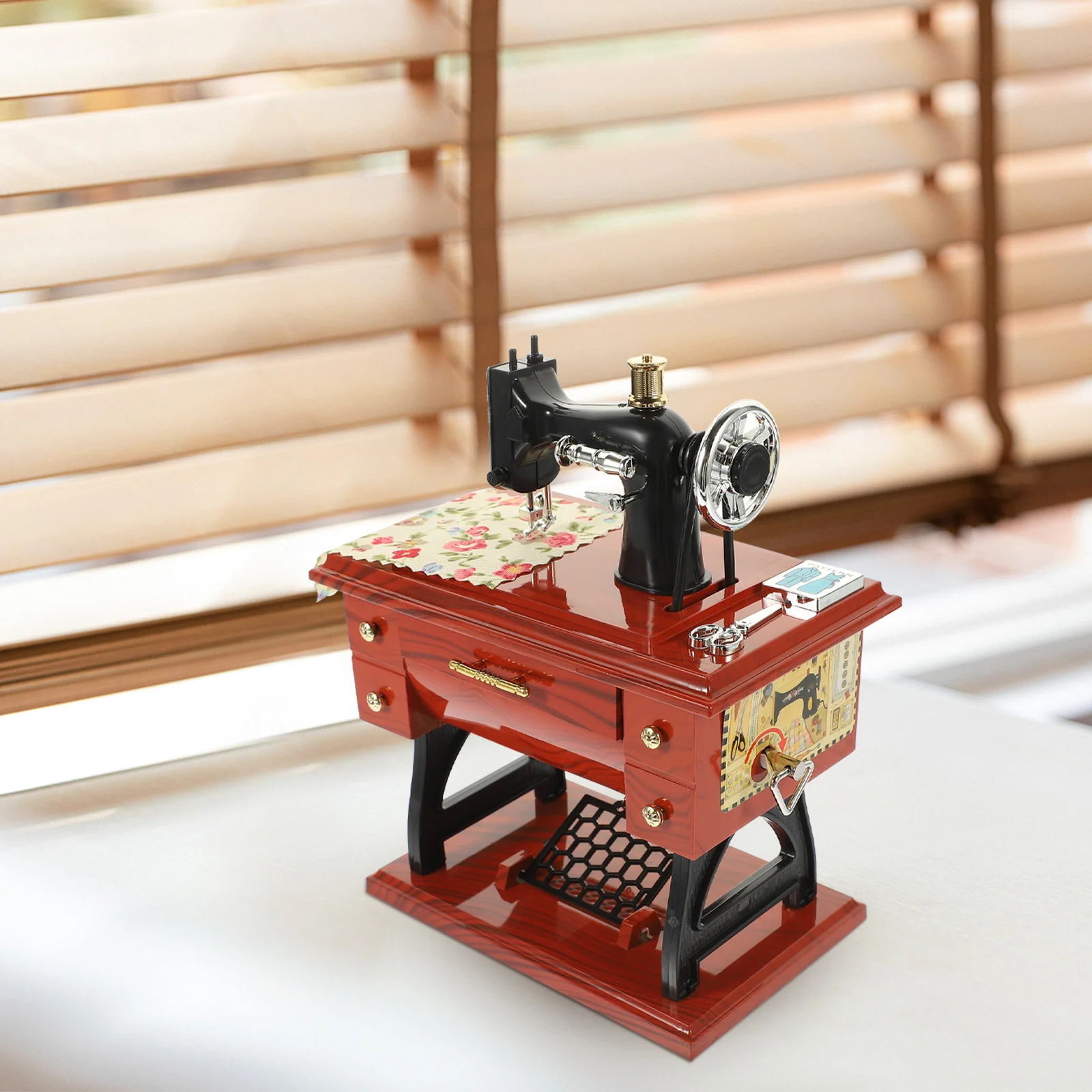 Vintage Sewing Music Box Musical Toy Sewing Machine Music Model Play Creative Gift musical sweing machine
Vintage Sewing Music Box Musical Toy Sewing Machine Music Model Play Creative Gift musical sweing machine