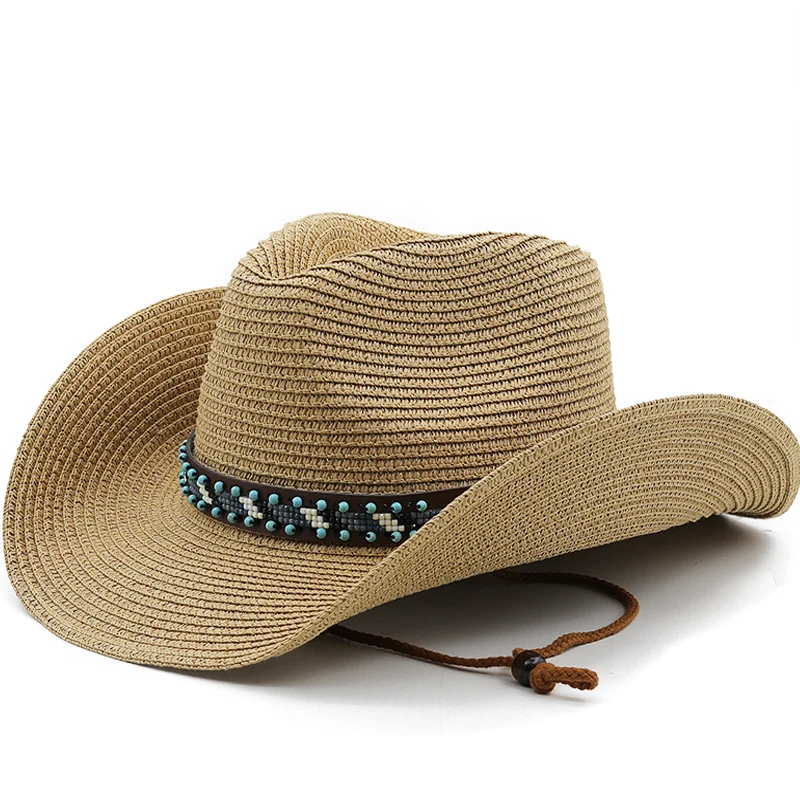 Western Cowboy Handmade Straw Hat Top Hat Women's Outdoor Beach Hat Sun Visor Sun Protection Fashionable Hat
Western Cowboy Handmade Straw Hat Top Hat Women's Outdoor Beach Hat Sun Visor Sun Protection Fashionable Hat