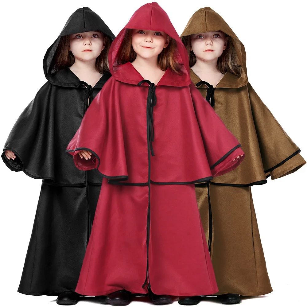 Medieval Style Halloween Party Long Robe with Lace Hem Children's Cosplay Cape Halloween Costume Middle Age Theme Women's Fas...
Medieval Style Halloween Party Long Robe with Lace Hem Children's Cosplay Cape Halloween Costume Middle Age Theme Women's Fas...