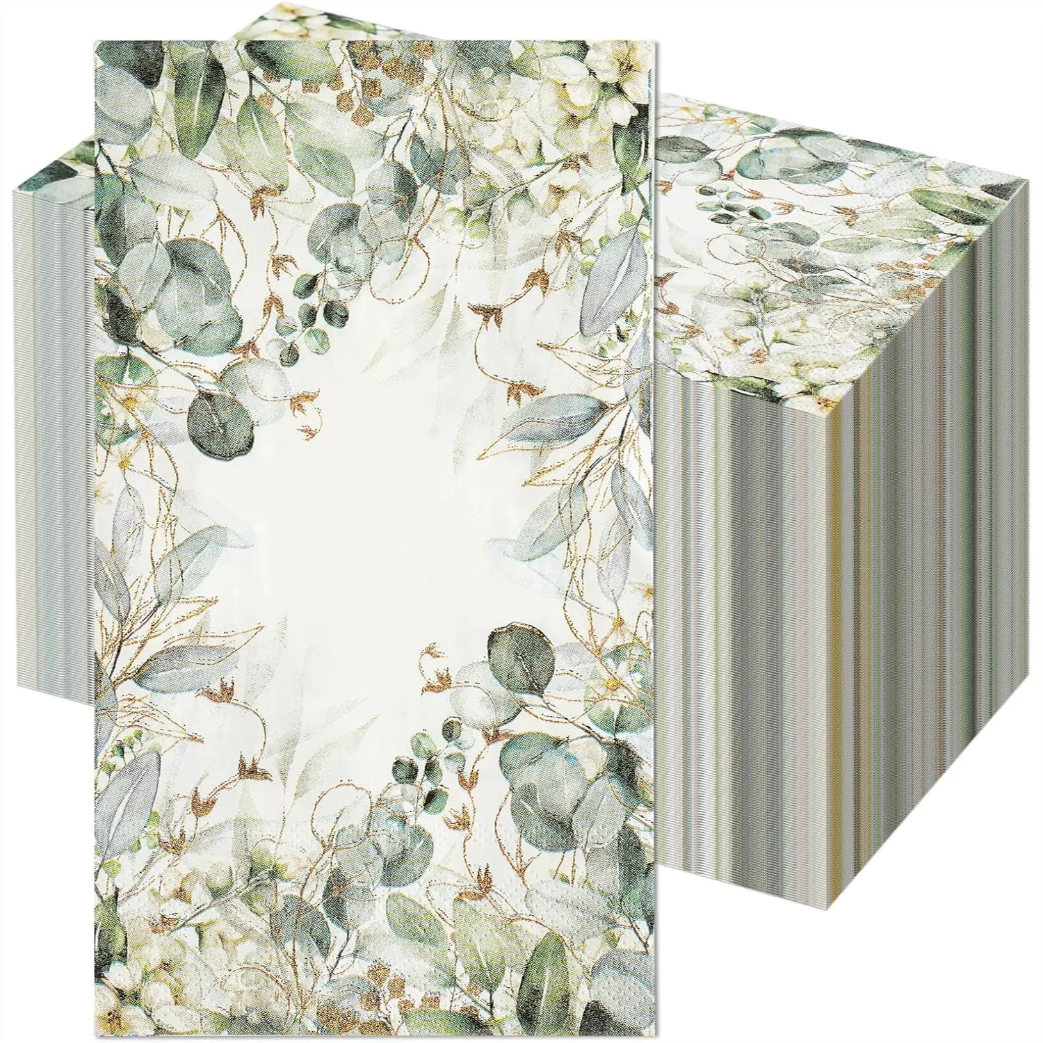 Greenery Floral Paper Hand Towels 100Pcs Disposable Guest Napkins with Leaf Design for Bathroom Wedding Party Table Decor
Greenery Floral Paper Hand Towels 100Pcs Disposable Guest Napkins with Leaf Design for Bathroom Wedding Party Table Decor