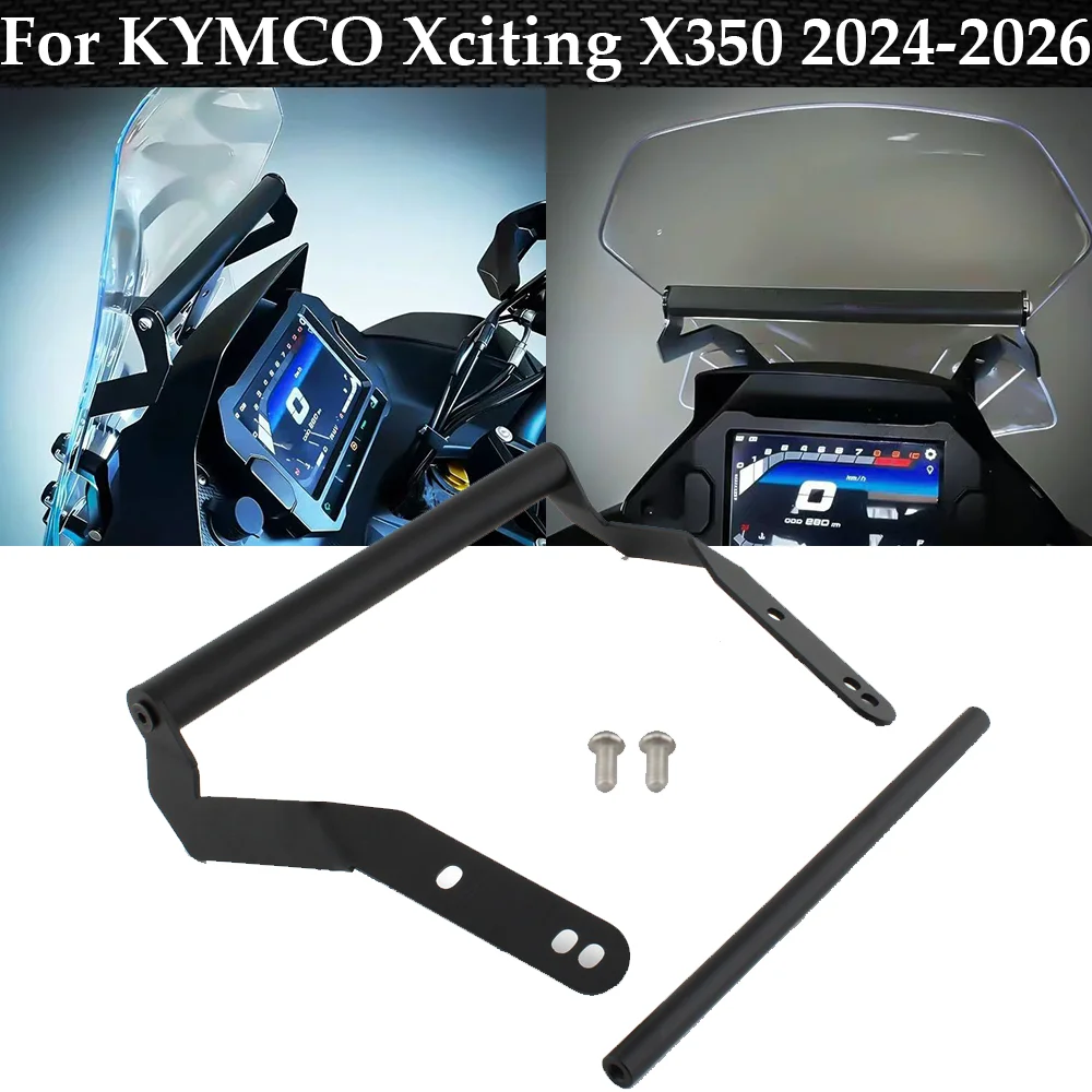 For KYMCO Xciting X350 2024-2026 Accessories GPS Navigation Bracket Supporter Holder Mobile Phone Support Mount
For KYMCO Xciting X350 2024-2026 Accessories GPS Navigation Bracket Supporter Holder Mobile Phone Support Mount