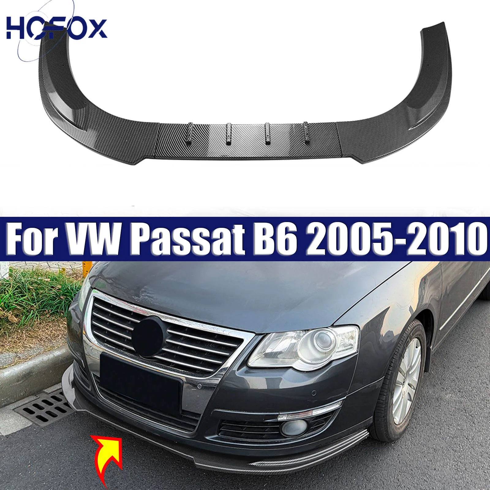 Car Front Bumper Lower Spoiler Lip Gloss Black ABS Direct For VW Passat B6 2005-2010
Car Front Bumper Lower Spoiler Lip Gloss Black ABS Direct For VW Passat B6 2005-2010