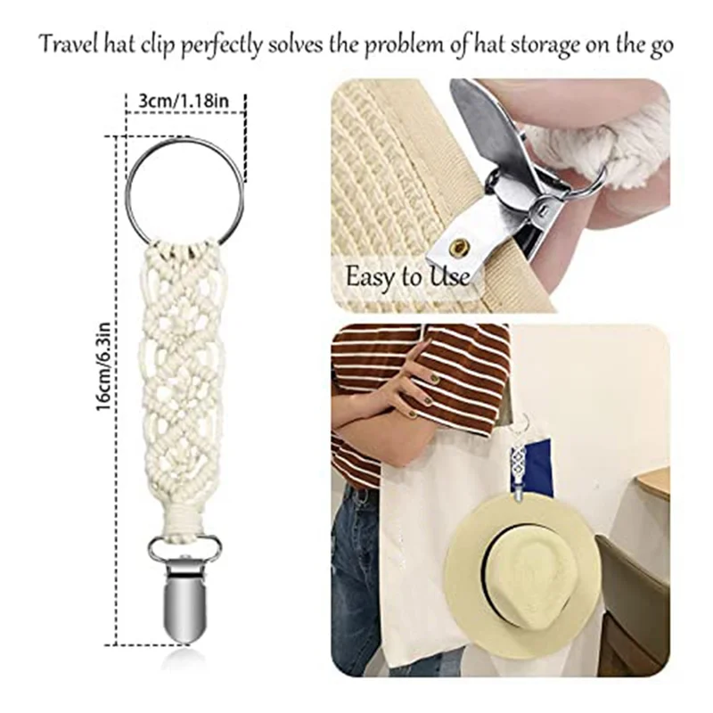 BHBD-3Pcs Зажим для хлопковой шляпы Зажим для дорожной шляпы для путешествий, для сумки, рюкзака, багажа, для женщин
BHBD-3Pcs Зажим для хлопковой шляпы Зажим для дорожной шляпы для путешествий, для сумки, рюкзака, багажа, для женщин
