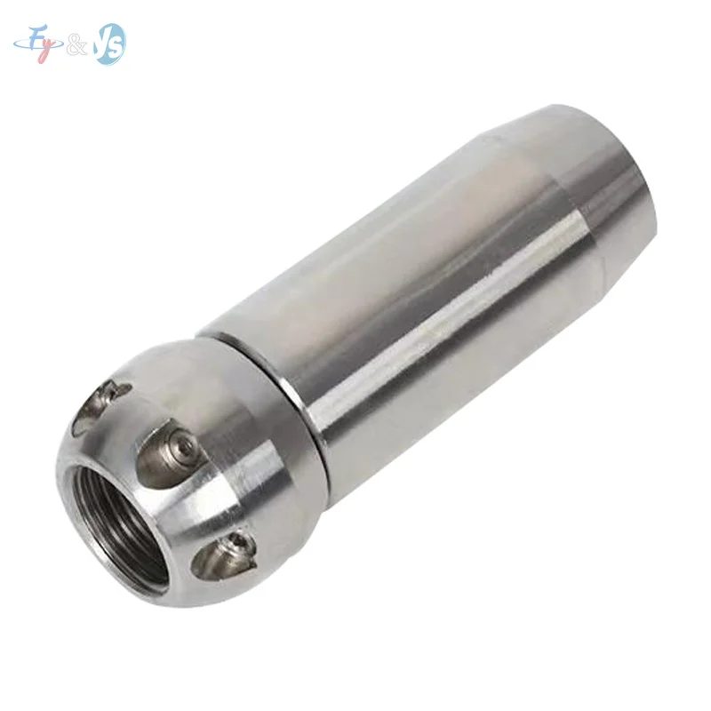 1/2" High Pressure Rotary Sewer Sewage Nozzle for Clogged Drainage Flushing Pipe Cleaning in Car Washers
1/2" High Pressure Rotary Sewer Sewage Nozzle for Clogged Drainage Flushing Pipe Cleaning in Car Washers