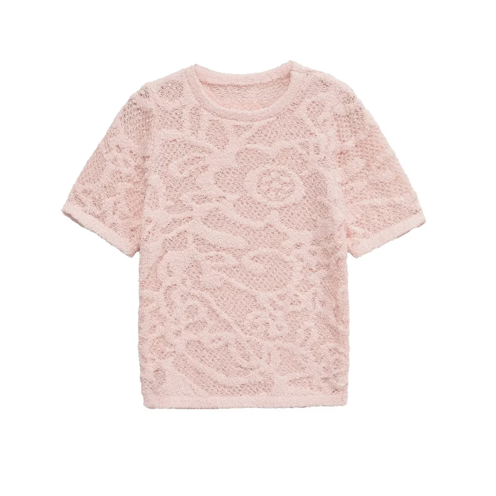 UNIZERA Women's Flower Printed Texture Knitted Top Spring/Summer New Product Casual Women's Wear
UNIZERA Women's Flower Printed Texture Knitted Top Spring/Summer New Product Casual Women's Wear