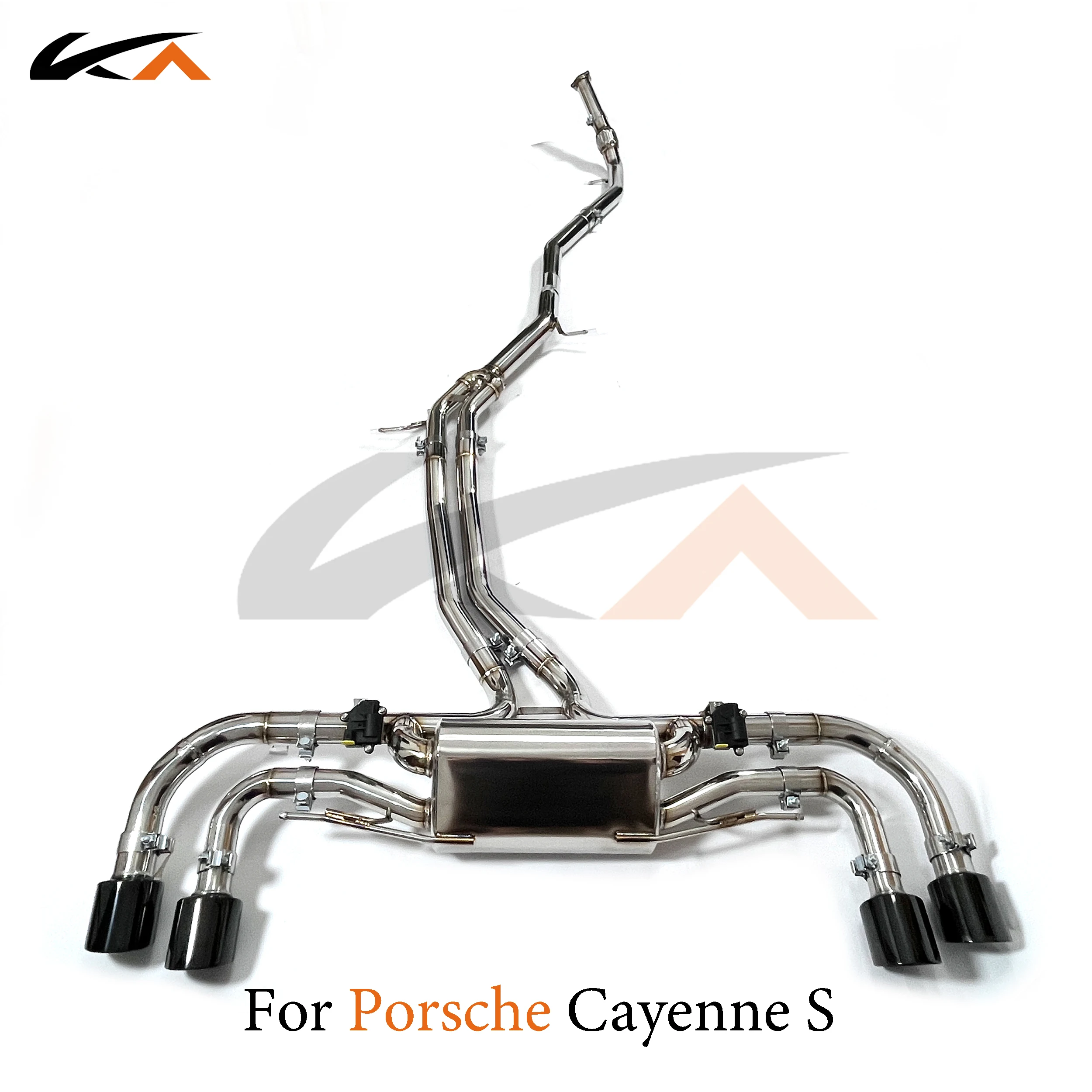 KA Tuning exhaust system steel catback for Porsche Cayenne 9YA 9YB 3.0T rear section with muffler and valve and front pipe
KA Tuning exhaust system steel catback for Porsche Cayenne 9YA 9YB 3.0T rear section with muffler and valve and front pipe