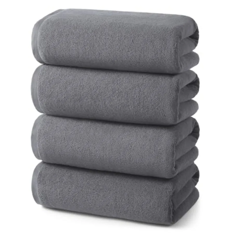 Bath Towels Set of 4 for Bathroom, Shower, Spa, Gym Hotel, 100 Cotton, Gray Purple, Quick-Drying Absorbent, Soft Lightweight, 2
Bath Towels Set of 4 for Bathroom, Shower, Spa, Gym Hotel, 100 Cotton, Gray Purple, Quick-Drying Absorbent, Soft Lightweight, 2