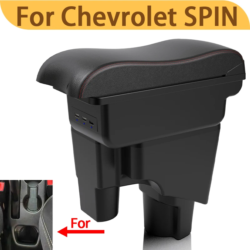 For Chevrolet SPIN car armrest double-layer USB storage box center console car parts elbow support modification and upgrade
For Chevrolet SPIN car armrest double-layer USB storage box center console car parts elbow support modification and upgrade