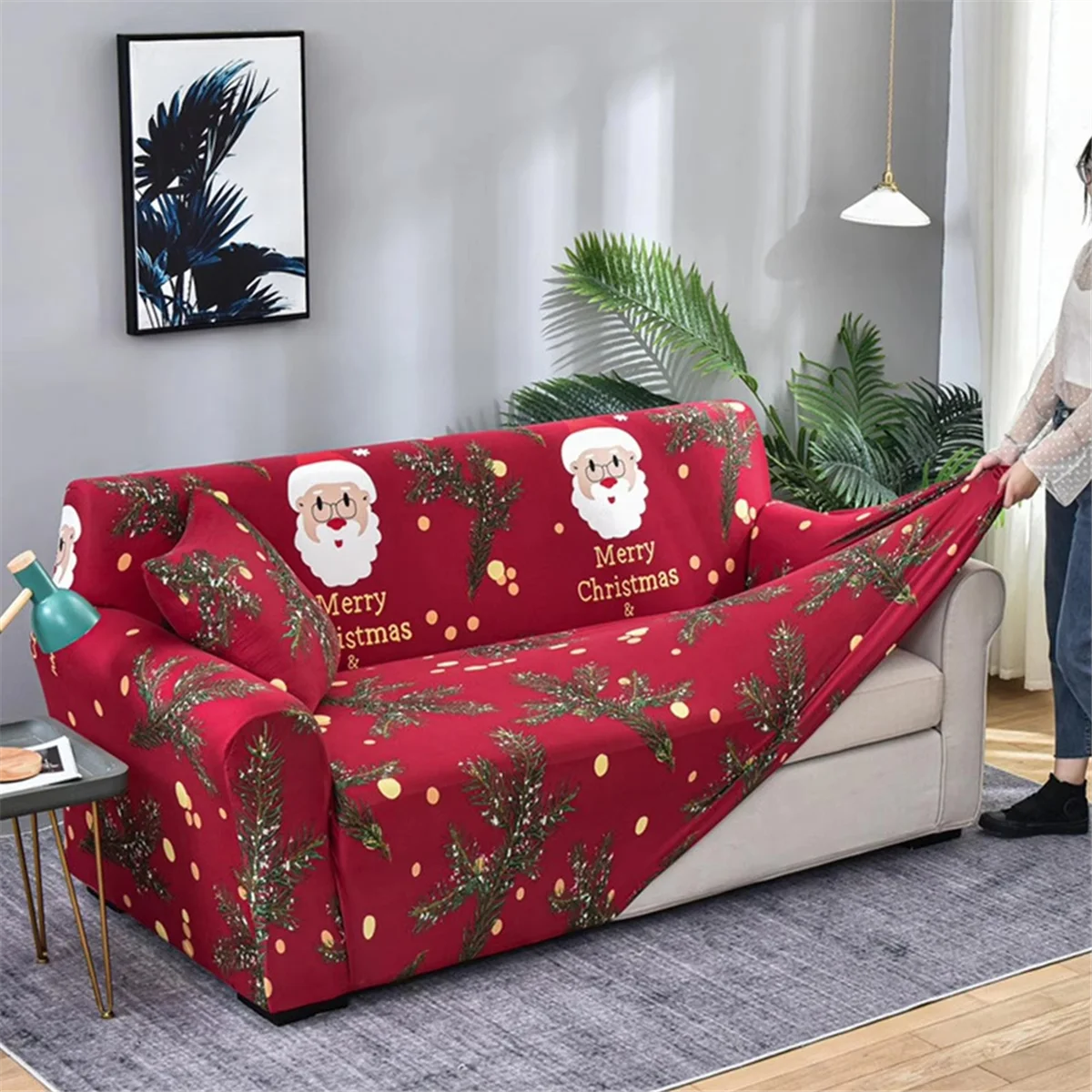 A71P Couch Cover Christmas Sofa Cover Furniture Protector Home Decor for Outdoor Party Apartment Bedroom Dormitory Workplace
A71P Couch Cover Christmas Sofa Cover Furniture Protector Home Decor for Outdoor Party Apartment Bedroom Dormitory Workplace