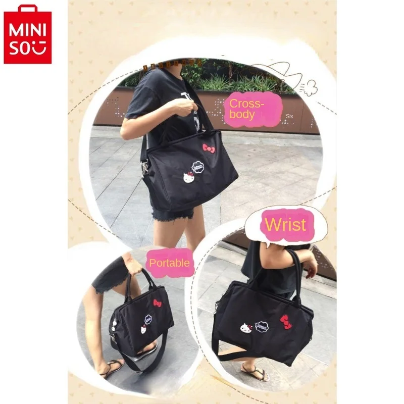 MINISO мультфильм Hello Kitty модная вместительная сумка через плечо ручная женская сумка для путешествий чемодан сумка для покупок
MINISO мультфильм Hello Kitty модная вместительная сумка через плечо ручная женская сумка для путешествий чемодан сумка для покупок
