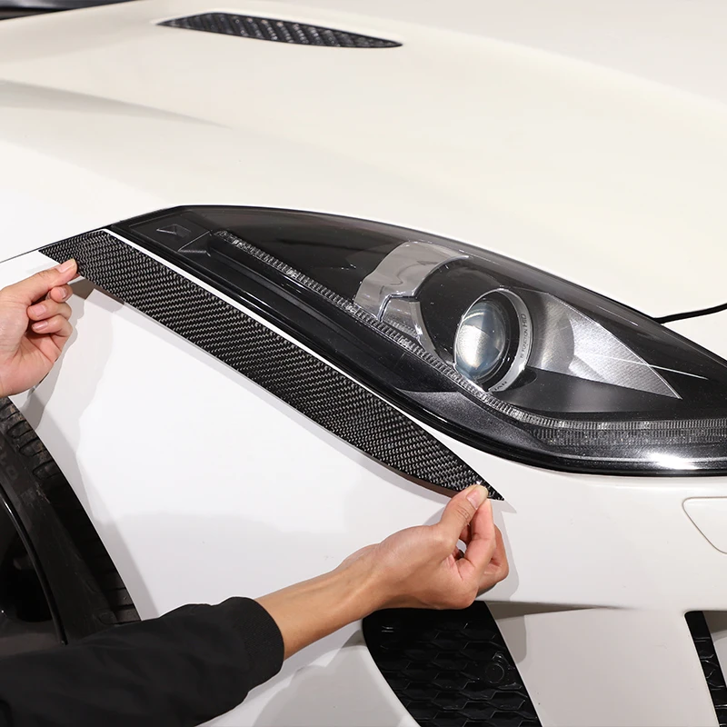 For Jaguar F-TYPE f type 2013-2022 Car headlight eyebrow decoration sticker soft carbon fiber Headlight Protection Accessories
For Jaguar F-TYPE f type 2013-2022 Car headlight eyebrow decoration sticker soft carbon fiber Headlight Protection Accessories
