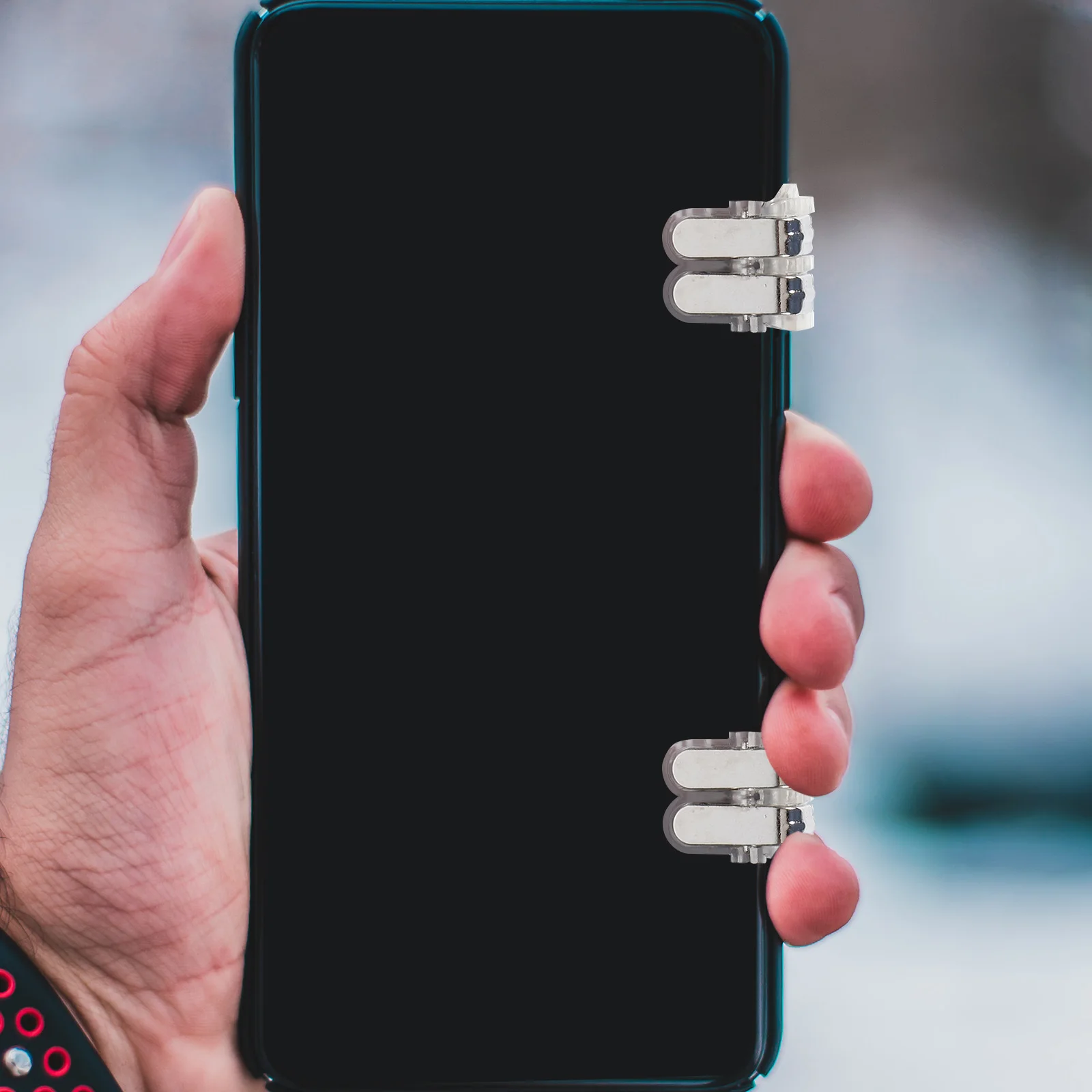 1Pair Mobile Game Controller Shooting Controller Precise Response Portable Design for Phone Gaming Device Game Handle
1Pair Mobile Game Controller Shooting Controller Precise Response Portable Design for Phone Gaming Device Game Handle