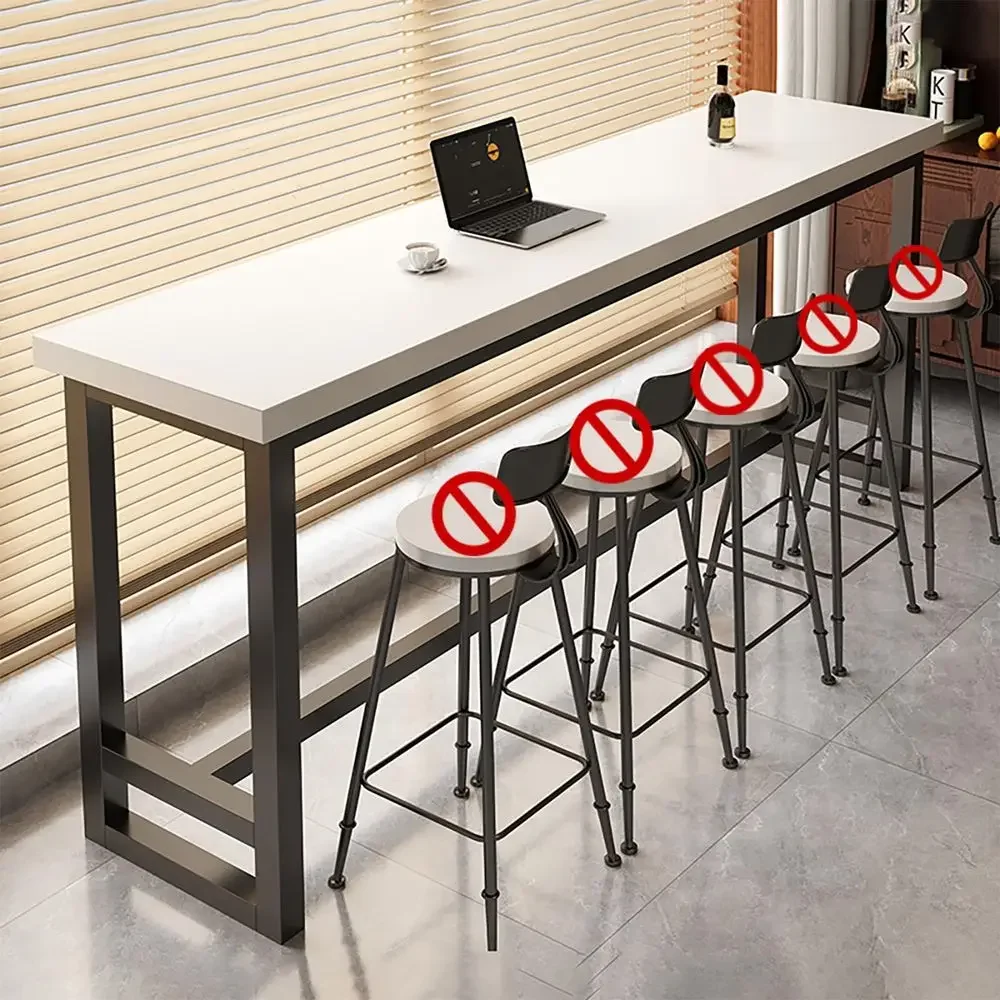 Bar Height Counter, Long Narrow Pub Bar for Kitchen or Home Bar, High Top Breakfast Counter with Metal Frame, Modern Design for
Bar Height Counter, Long Narrow Pub Bar for Kitchen or Home Bar, High Top Breakfast Counter with Metal Frame, Modern Design for