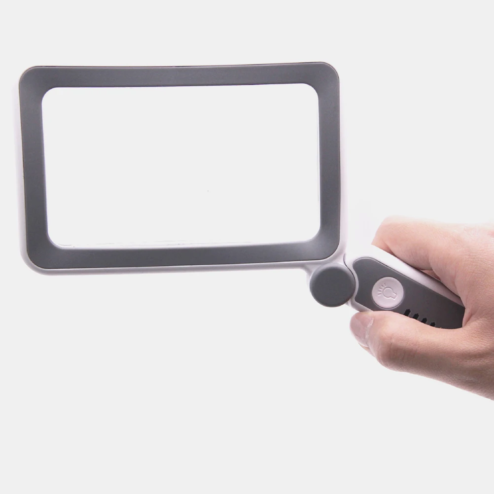 1 set Foldable LED Handheld Reading Magnifier High Definition Elderly Glasses Gray White Large Size Magnifiers for Close Work
1 set Foldable LED Handheld Reading Magnifier High Definition Elderly Glasses Gray White Large Size Magnifiers for Close Work
