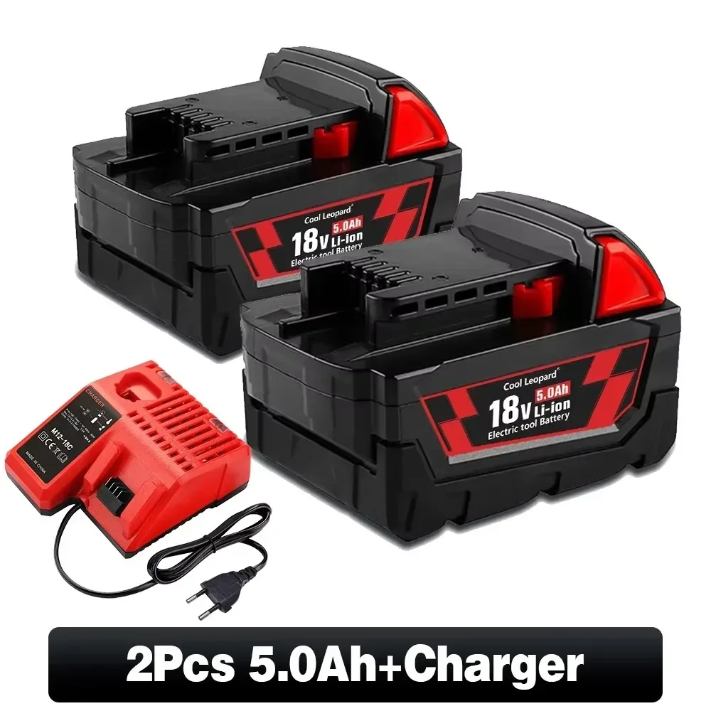 For Milwaukee M18 Battery 18V 5/6/9/12.0Ah Replacement Lithium Battery for Milwaukee M18 48-11-1815 48-11-1850 2604-22 Battery
For Milwaukee M18 Battery 18V 5/6/9/12.0Ah Replacement Lithium Battery for Milwaukee M18 48-11-1815 48-11-1850 2604-22 Battery