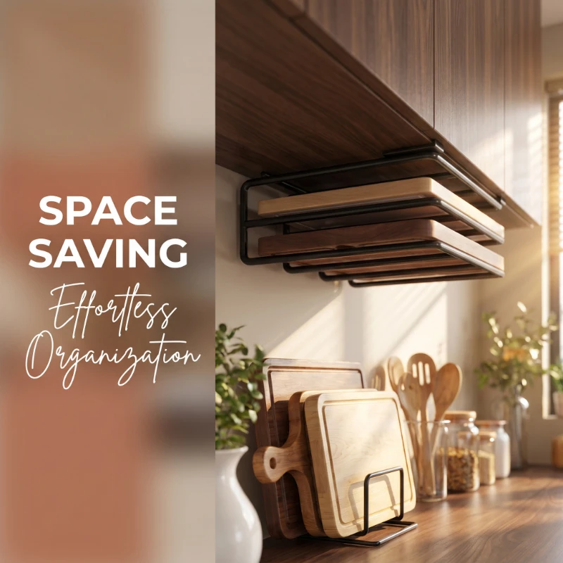 Under Cabinet Hanging Storage Rack Kitchen Hooks Organizer for Paper Towel Cutting Board Pot Cover
Under Cabinet Hanging Storage Rack Kitchen Hooks Organizer for Paper Towel Cutting Board Pot Cover