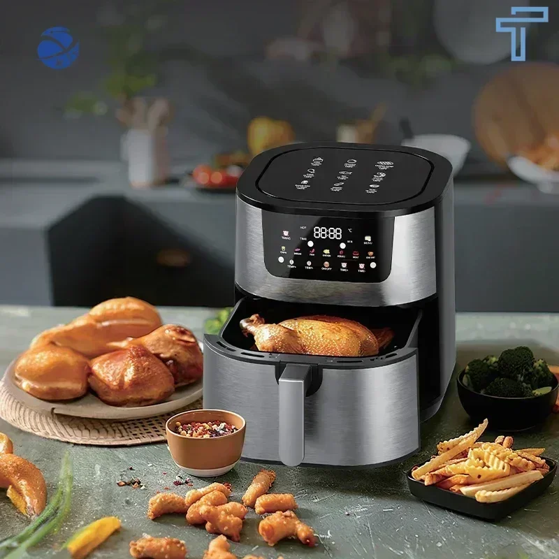 Professional Wholesale Large Stainless Steel Smart 15L 10L 8L 7L 6L Electric Deep Fryer Digital Air Fryer
Professional Wholesale Large Stainless Steel Smart 15L 10L 8L 7L 6L Electric Deep Fryer Digital Air Fryer