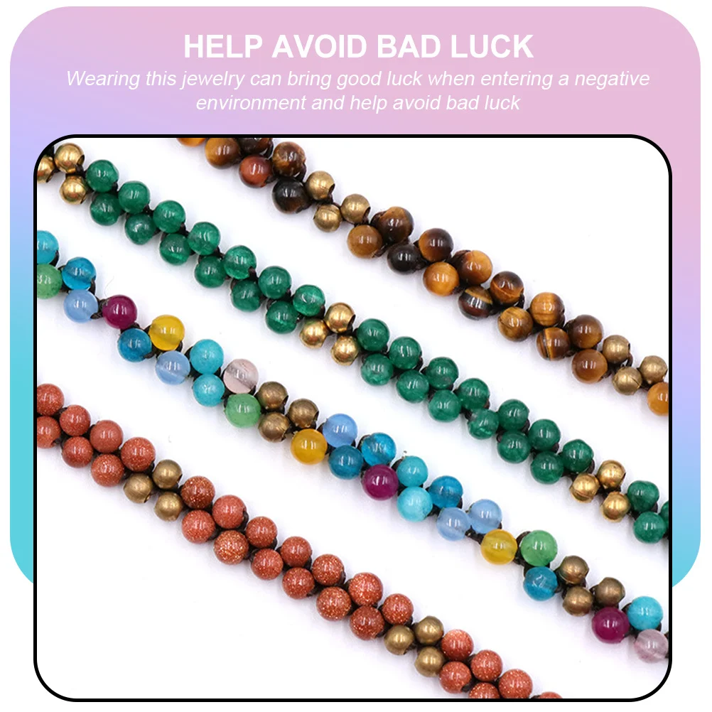 Fine Workmanship Sweet Beaded Bracelet Delicate Stone Portable Woven Joyful Warm Gift Random Color
Fine Workmanship Sweet Beaded Bracelet Delicate Stone Portable Woven Joyful Warm Gift Random Color