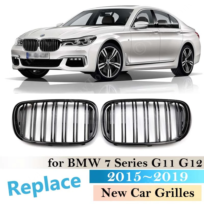 Front Kidney Grilles For BMW 7 Series G11 G12 2015 - 2019 Accessories Dual Slat Grille Black Multi Color High Quality ABS 2016
Front Kidney Grilles For BMW 7 Series G11 G12 2015 - 2019 Accessories Dual Slat Grille Black Multi Color High Quality ABS 2016