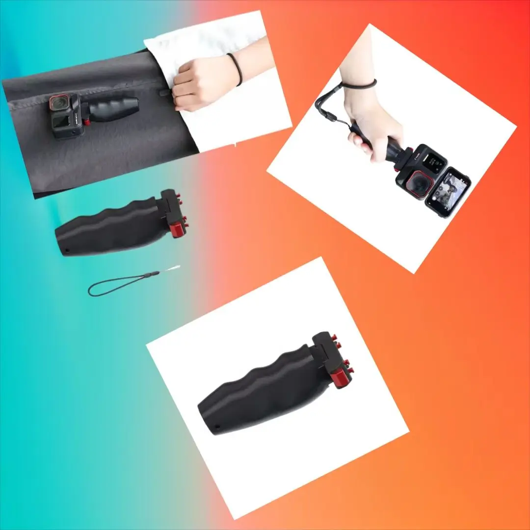 For Insta360 Ace Pro2 Quick-Release Mount - 3D Printed Handle Grip, Ergonomic Stabilizer with Wrist Strap for Vlogging/Recording
For Insta360 Ace Pro2 Quick-Release Mount - 3D Printed Handle Grip, Ergonomic Stabilizer with Wrist Strap for Vlogging/Recording