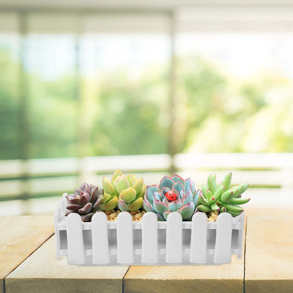 Fence Shaped Flowerpot Large Plastic Planter Box Outdoor Garden Vegetable Container For Patio Balcony Indoor Plants Window
Fence Shaped Flowerpot Large Plastic Planter Box Outdoor Garden Vegetable Container For Patio Balcony Indoor Plants Window