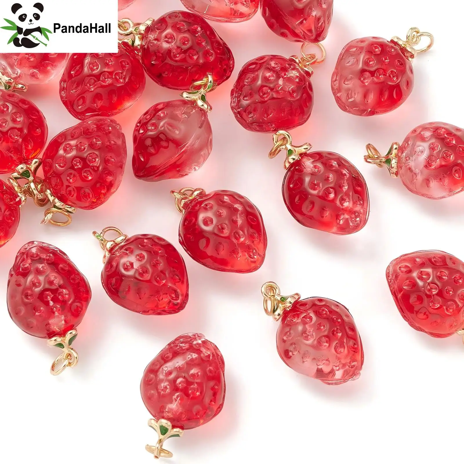 Pandahall 20Pcs Lampwork Glass Strawberry Charms 3D Red Strawberry Charms Glass Fruit Charms for DIY Jewelry Making Crafting
Pandahall 20Pcs Lampwork Glass Strawberry Charms 3D Red Strawberry Charms Glass Fruit Charms for DIY Jewelry Making Crafting