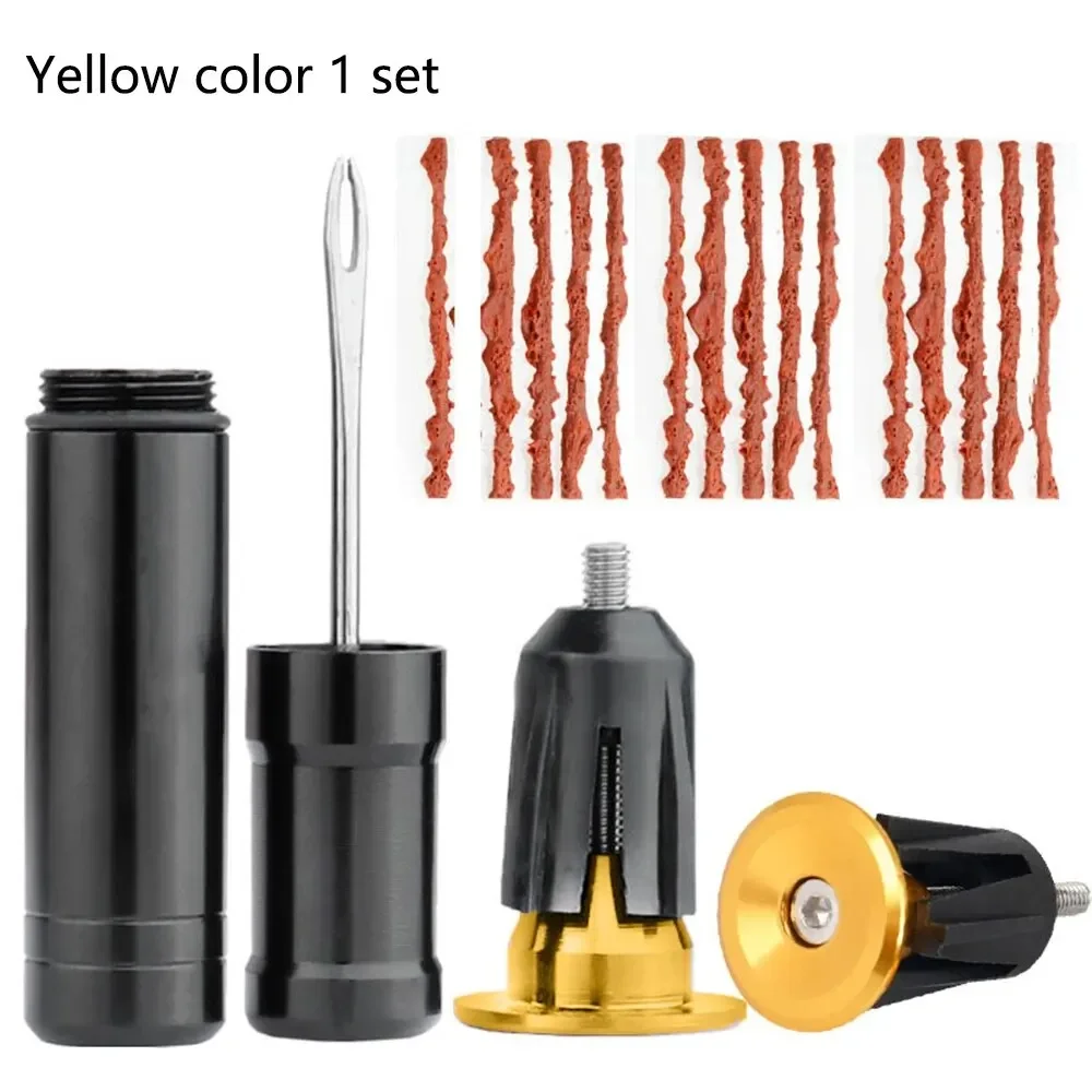 MTB Road Bike Tubeless Tire Emergency Repair Kit Glue Free Rubber Strips with Insertion Tool
MTB Road Bike Tubeless Tire Emergency Repair Kit Glue Free Rubber Strips with Insertion Tool