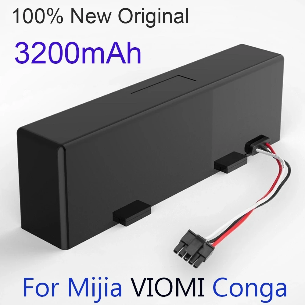 Оригинальная Аккумуляторная батарея для робота-пылесоса Conga 3290, 3390, 3490, 3590, 3690, 3790, 3890, 14,8 в, 3200 мАч
Оригинальная Аккумуляторная батарея для робота-пылесоса Conga 3290, 3390, 3490, 3590, 3690, 3790, 3890, 14,8 в, 3200 мАч