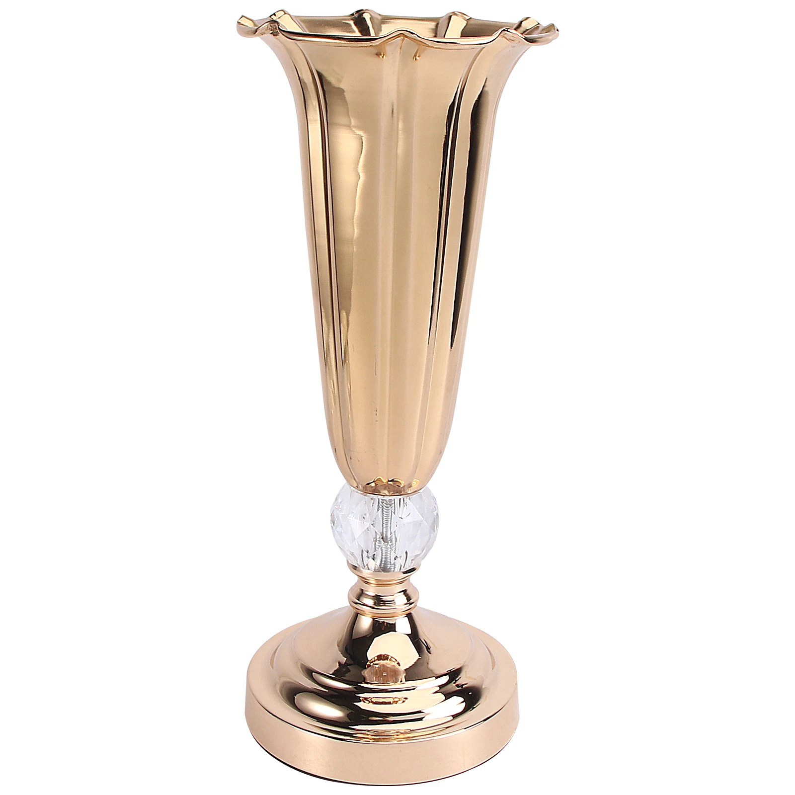 Metal Vase Trumpet Smooth Mouth Wedding Anniversary Centerpieces Party Christmas Anniversary Vase Birthday Home Decor
Metal Vase Trumpet Smooth Mouth Wedding Anniversary Centerpieces Party Christmas Anniversary Vase Birthday Home Decor