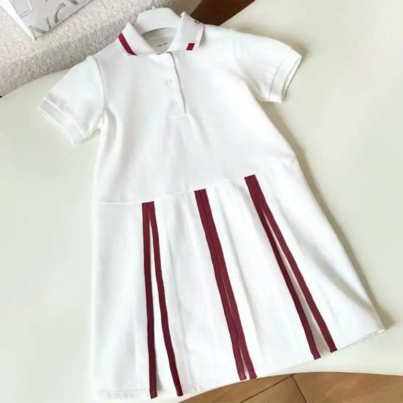 Teenager Dresses 2025 Polo Shirt White Dress Girls Fitted Short Sleeve Casual Dresses Summer Ribbed Short Mini Dress For Kids
Teenager Dresses 2025 Polo Shirt White Dress Girls Fitted Short Sleeve Casual Dresses Summer Ribbed Short Mini Dress For Kids