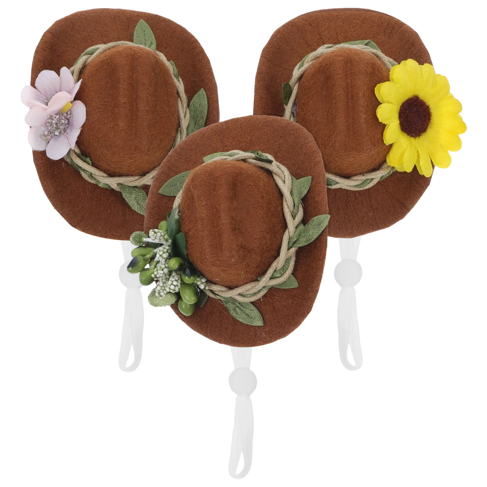 3pcs Bottle Decoration Cap Mini Hats for Crafts Felt Straw Baby Hat Decorations Party Supplies Bottle Toppers
3pcs Bottle Decoration Cap Mini Hats for Crafts Felt Straw Baby Hat Decorations Party Supplies Bottle Toppers