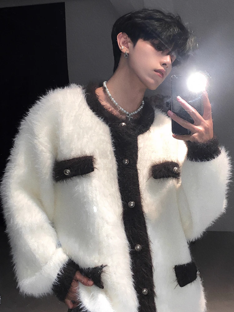 Американский модный ленивый свитер из норки, кардиган, теплая верхняя одежда для мужчин и женщин, осенне-зимний топ Faion
Американский модный ленивый свитер из норки, кардиган, теплая верхняя одежда для мужчин и женщин, осенне-зимний топ Faion