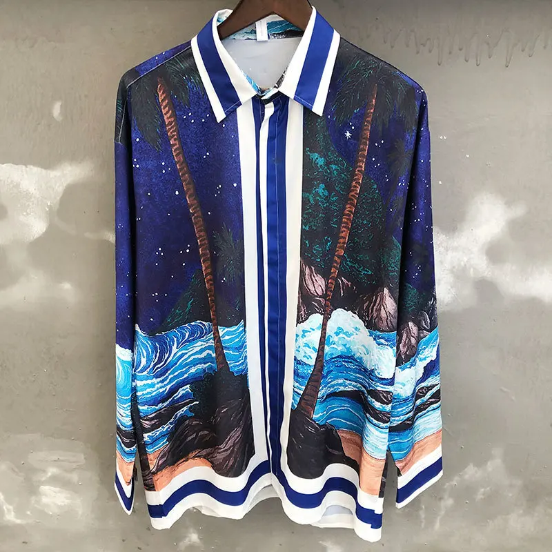 Fall Art Landscape Print Shirt Long Sleeve 2023 Fashion Masculina Chinese Shirt Casual Men Shirt Streetwear Camisa Moda Hombre
Fall Art Landscape Print Shirt Long Sleeve 2023 Fashion Masculina Chinese Shirt Casual Men Shirt Streetwear Camisa Moda Hombre
