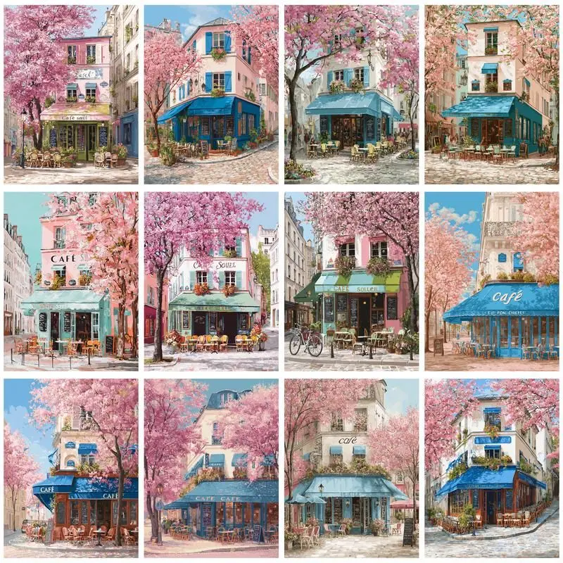 CHENISTORY DIY Pictures By Number House Scenery Kits Drawing On Canvas Painting By Numbers Hand Painted Gift Home Decoration
CHENISTORY DIY Pictures By Number House Scenery Kits Drawing On Canvas Painting By Numbers Hand Painted Gift Home Decoration