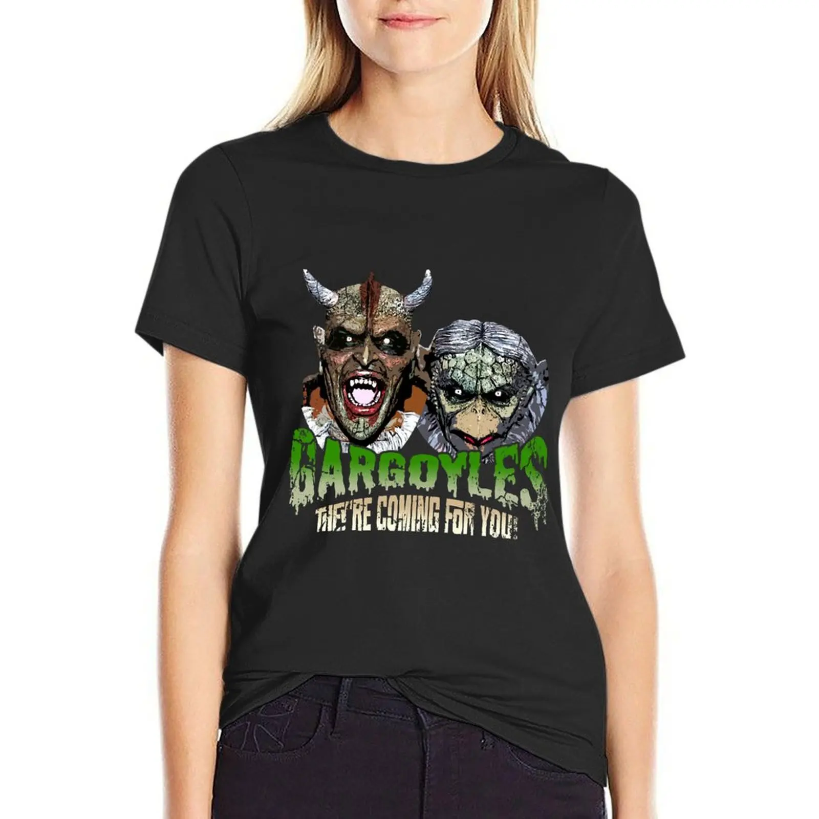 Gargoyles 1972, distressed T-Shirt summer tops aesthetic clothes anime clothes Summer Women's clothing
Gargoyles 1972, distressed T-Shirt summer tops aesthetic clothes anime clothes Summer Women's clothing