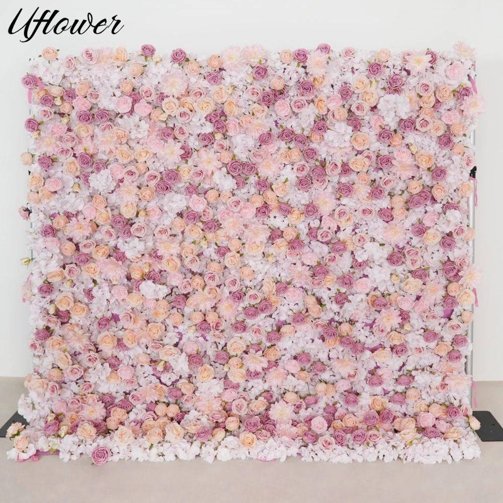 Uflower Pink Rose Flower Wall Cloth Base Wedding Decoration Event Backdrop Party Scene Supplies Flora Arrangement Photo Props
Uflower Pink Rose Flower Wall Cloth Base Wedding Decoration Event Backdrop Party Scene Supplies Flora Arrangement Photo Props