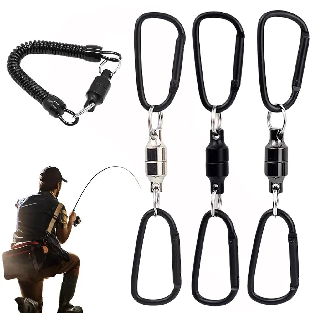 Fishing Magnetic Buckle with Key Ring Hook Retractor Clip Spring Cord Net Holder Quick Connection Fly Tool Outdoor Tackle Use
Fishing Magnetic Buckle with Key Ring Hook Retractor Clip Spring Cord Net Holder Quick Connection Fly Tool Outdoor Tackle Use