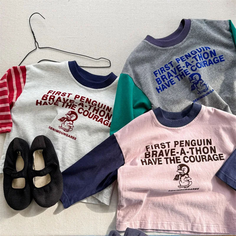 2025 Spring New Children Long Sleeve T Shirts Girls Loose Tee Baby Casual Tops Kids Boys Cotton Letter Print Bottoming Shirts
2025 Spring New Children Long Sleeve T Shirts Girls Loose Tee Baby Casual Tops Kids Boys Cotton Letter Print Bottoming Shirts