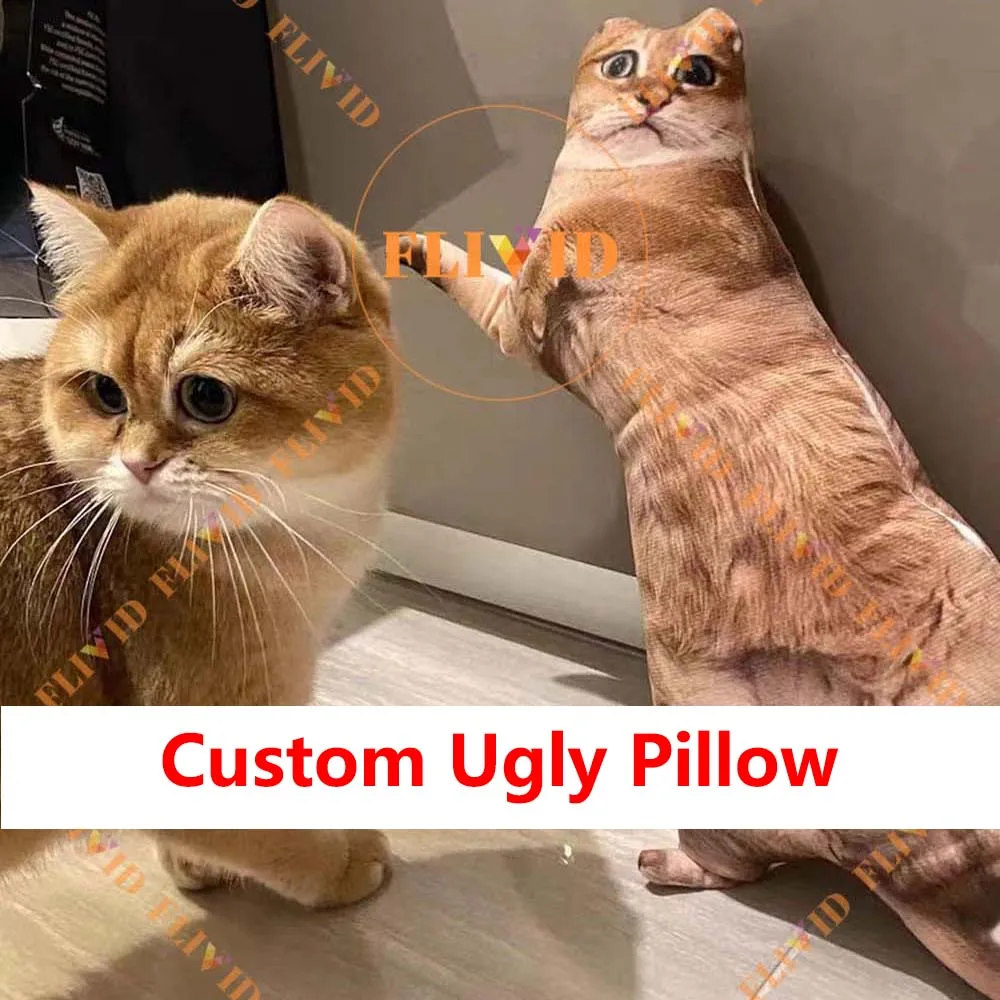 Personalized 3D Pet Cat Ugly Pillow,Customized Animals Cushion,Custom Dog Throw Pillow,Hot Birthday Gift,Pet Loss Memorial Gifts
Personalized 3D Pet Cat Ugly Pillow,Customized Animals Cushion,Custom Dog Throw Pillow,Hot Birthday Gift,Pet Loss Memorial Gifts