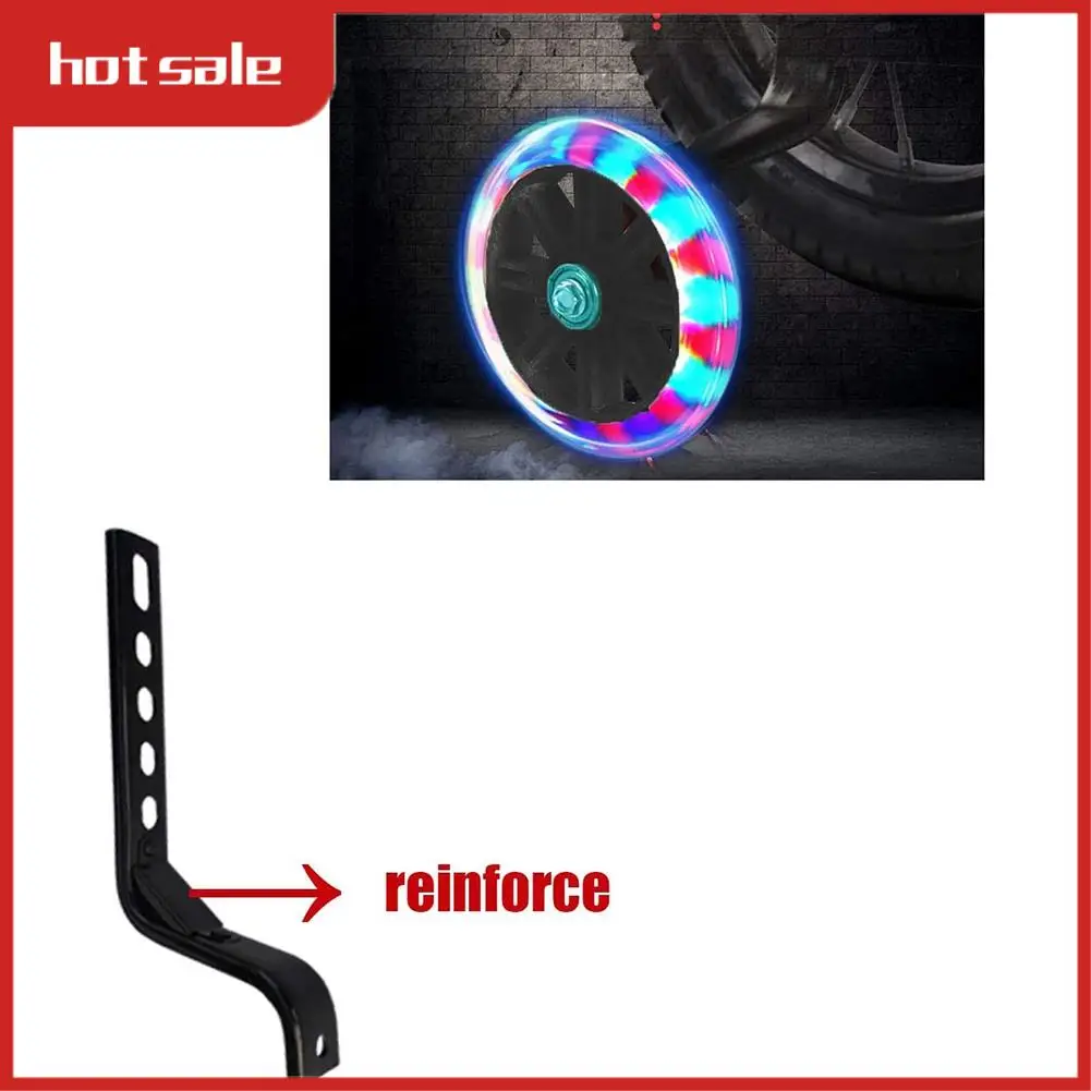 AC22-Training Wheels Flash Mute Wheel Bicycle Stabiliser Mounted Kit Compatible For Bikes Of 12 14 16 18 20 Inch
AC22-Training Wheels Flash Mute Wheel Bicycle Stabiliser Mounted Kit Compatible For Bikes Of 12 14 16 18 20 Inch