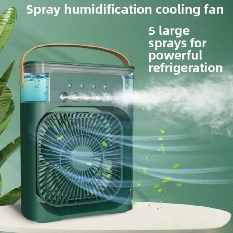Portable Misting Fan 3 Speed Desktop Mini Air Conditioner Rechargeable Water Cooling Mist Fan with 500mL Water Tank Cooling Fan
Portable Misting Fan 3 Speed Desktop Mini Air Conditioner Rechargeable Water Cooling Mist Fan with 500mL Water Tank Cooling Fan