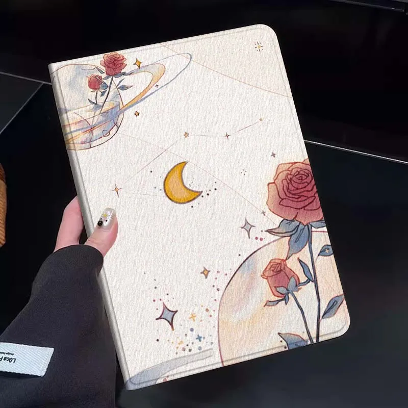 Cartoon Rose Planet Star Tablet Case For Huawei Honor MatePad MediaPad Air 5 6 7 11 V6 V7 V8 V9 X9 X8 T10 T10s C5e T5 Gift
Cartoon Rose Planet Star Tablet Case For Huawei Honor MatePad MediaPad Air 5 6 7 11 V6 V7 V8 V9 X9 X8 T10 T10s C5e T5 Gift