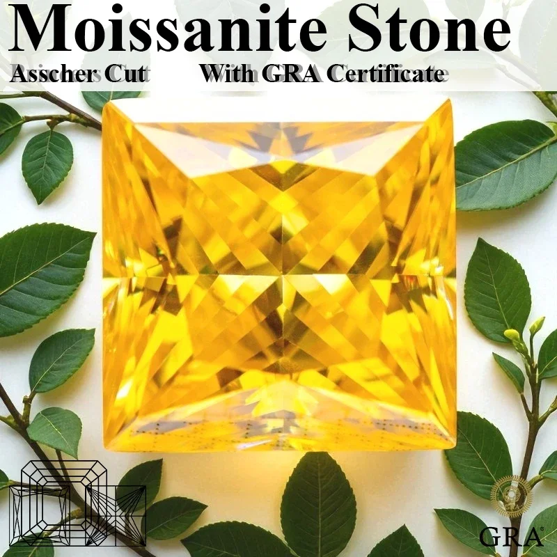 Moissanite Stone Princess Cut Golden Yellow Loose Gemstone Lab Grown Diamond For Advanced Jewel Making With Certificate
Moissanite Stone Princess Cut Golden Yellow Loose Gemstone Lab Grown Diamond For Advanced Jewel Making With Certificate