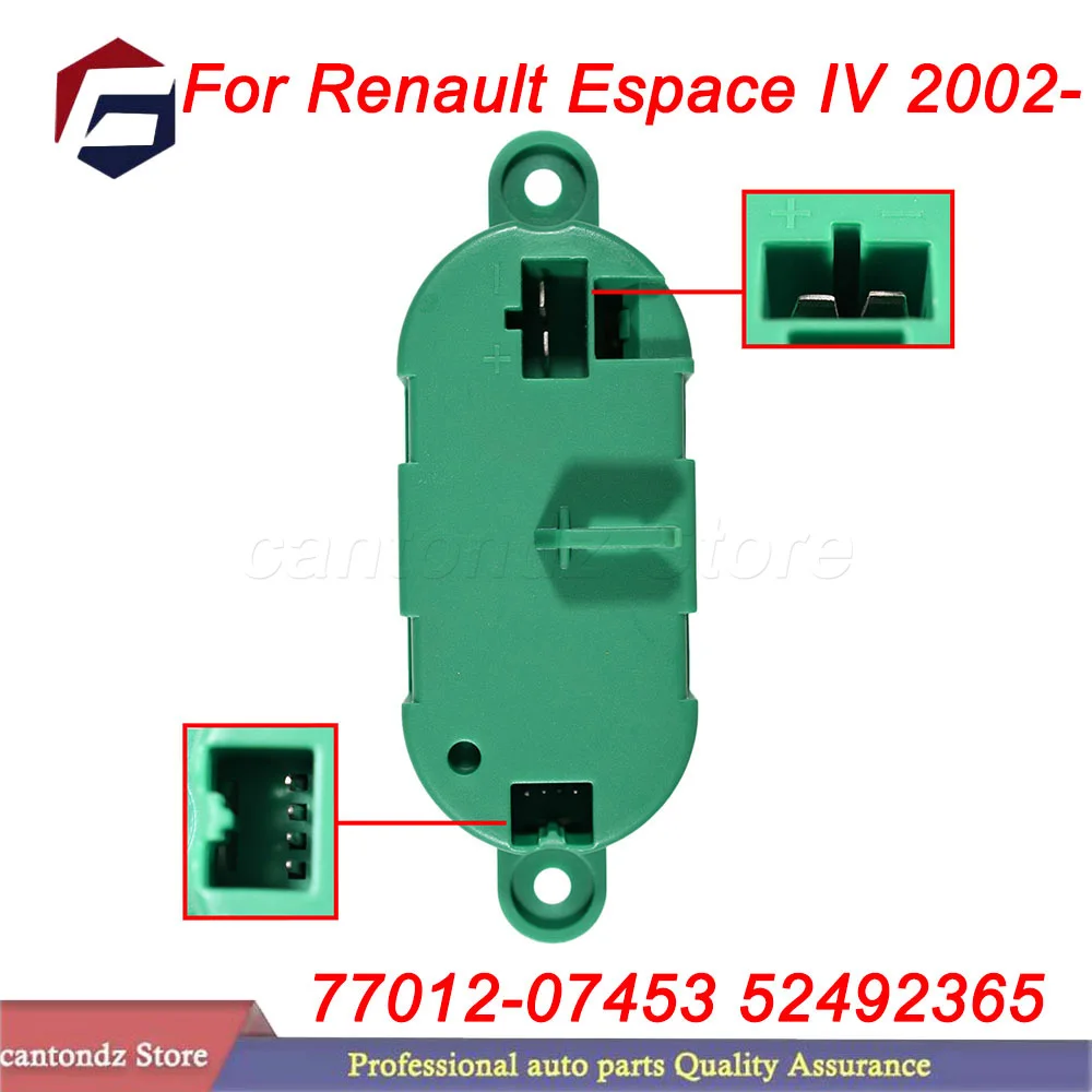 For Renault Espace IV 2002- Durable HVAC Heater Blower Motor Resistor 77012-07453 52492365 Car Accessory Easy Installation
For Renault Espace IV 2002- Durable HVAC Heater Blower Motor Resistor 77012-07453 52492365 Car Accessory Easy Installation