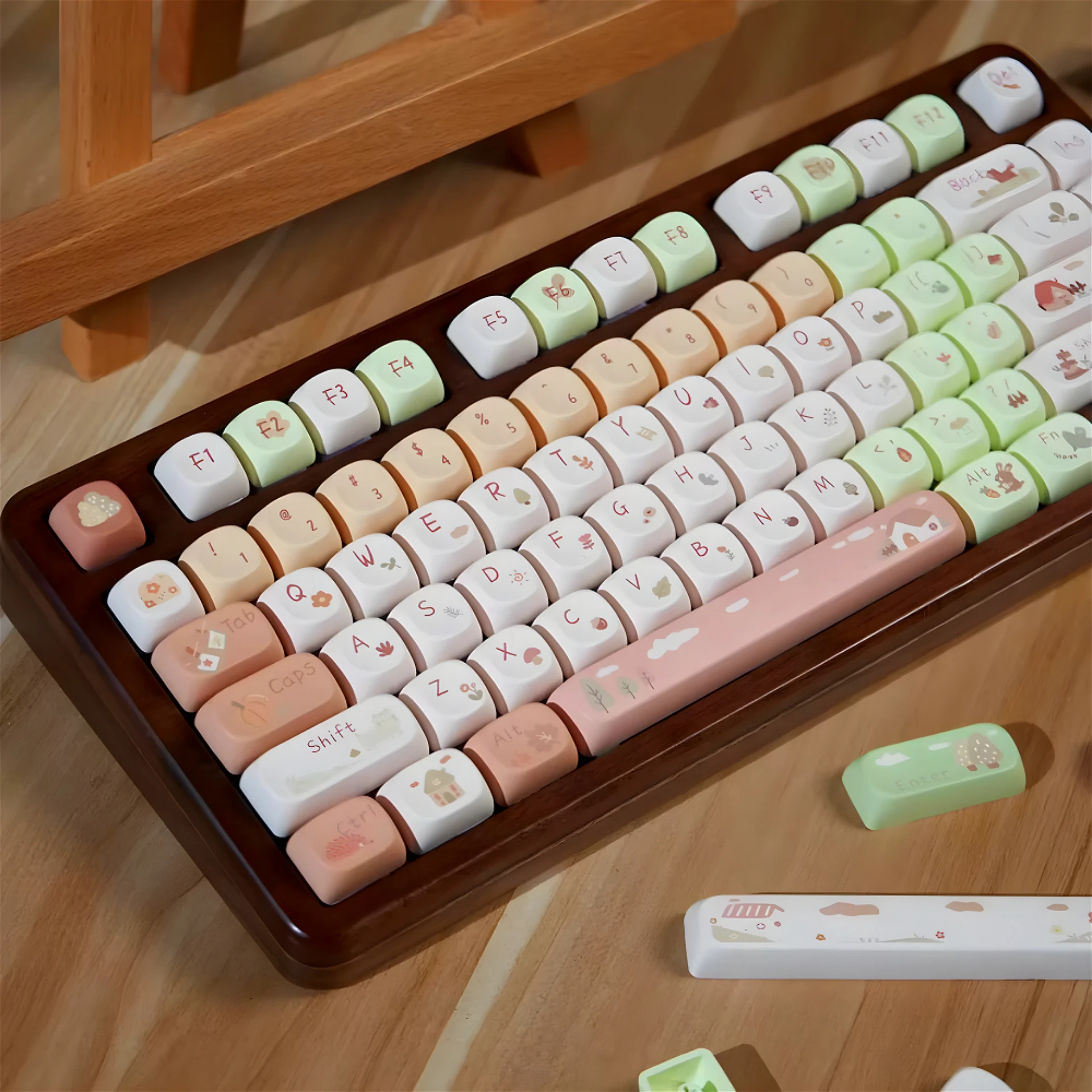 Forest Hut MOA Keycaps PBT 142 Keys Cute Girls for 60/80/87/98/104/108 Mechanical Keyboards
Forest Hut MOA Keycaps PBT 142 Keys Cute Girls for 60/80/87/98/104/108 Mechanical Keyboards