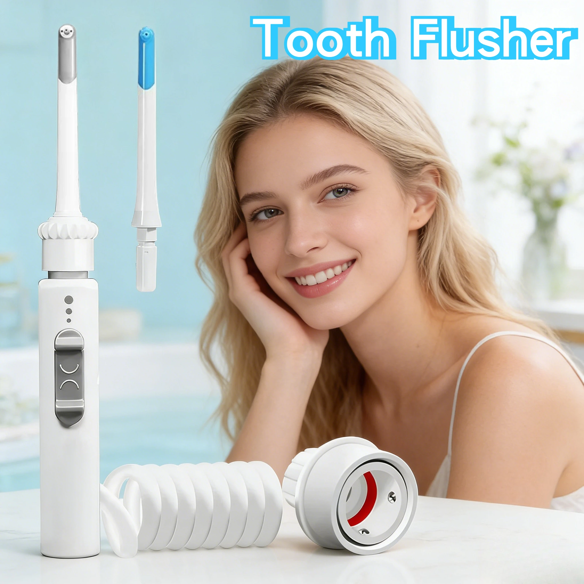 Портативный механический ирригатор для полости рта с подключением к водопроводу, 360-градусная вращающаяся насадка для эффективного удаления зубного налета
Портативный механический ирригатор для полости рта с подключением к водопроводу, 360-градусная вращающаяся насадка для эффективного удаления зубного налета